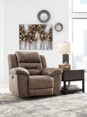 Stoneland Power Recliner - Light Brown Rocker Chair modern furniture Contempo Furniture