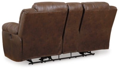 Stoneland Power Reclining Loveseat with Console - Dark Brown Reclining Loveseat modern furniture Contempo Furniture
