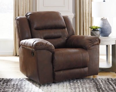 Stoneland Recliner - Dark Brown Rocker Chair modern furniture Contempo Furniture