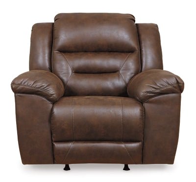 Stoneland Recliner - Dark Brown Rocker Chair modern furniture Contempo Furniture
