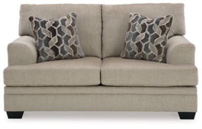 Stonemeade Loveseat - Light Brown Stationary Loveseat modern furniture Contempo Furniture