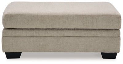 Stonemeade Ottoman - Light Brown Upholstered Ottoman modern furniture Contempo Furniture