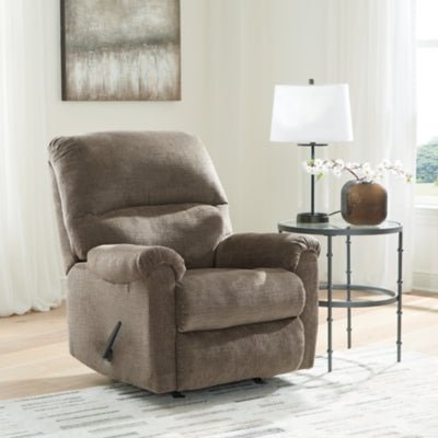 Stonemeade Recliner - Dark Brown Rocker Chair modern furniture Contempo Furniture