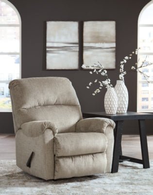 Stonemeade Recliner - Light Brown Rocker Chair modern furniture Contempo Furniture