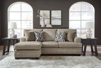 Stonemeade Sofa Chaise - Light Brown Stationary Sofa modern furniture Contempo Furniture