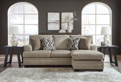 Stonemeade Sofa Chaise - Light Brown Stationary Sofa modern furniture Contempo Furniture