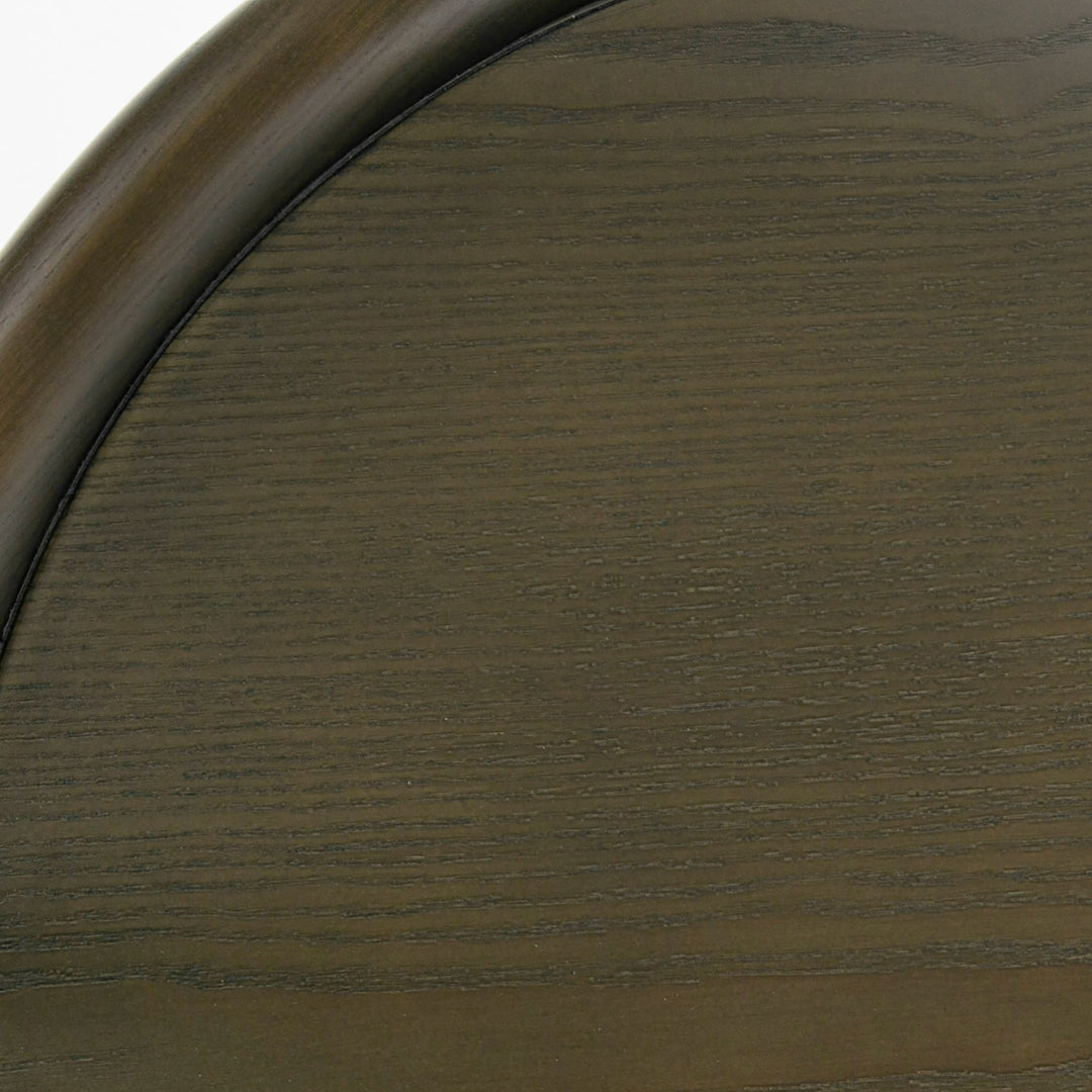 Strauss - Contemporary Brown Ash Round Nesting Table Set