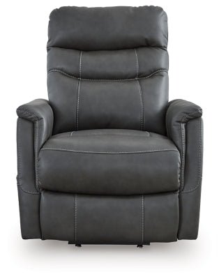 Strawbill Power Lift Recliner - Black Power Lift Recliner modern furniture Contempo Furniture