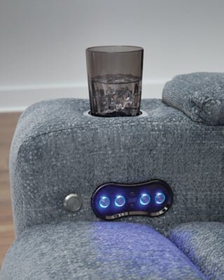Studio Cave Power Recliner - Gray Reclining Chair modern furniture Contempo Furniture