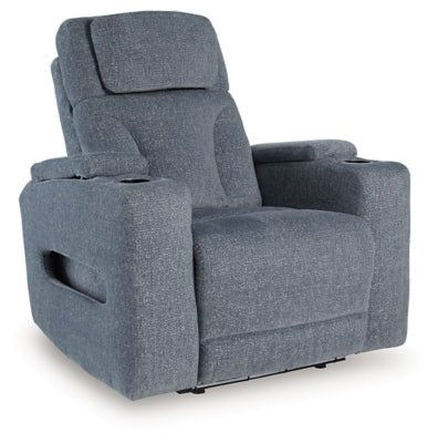 Studio Cave Power Recliner - Gray Reclining Chair modern furniture Contempo Furniture