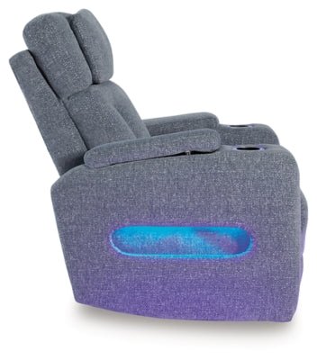 Studio Cave Power Recliner - Gray Reclining Chair modern furniture Contempo Furniture