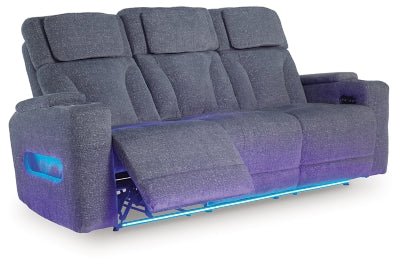 Studio Cave Power Reclining Sofa - Gray Reclining Sofa modern furniture Contempo Furniture