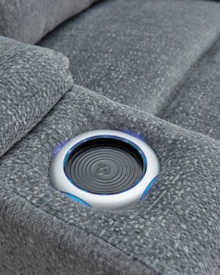 Studio Cave Power Reclining Sofa - Gray Reclining Sofa modern furniture Contempo Furniture