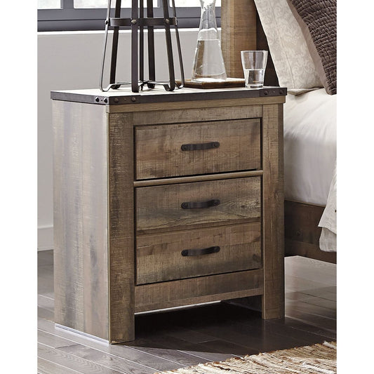 Signature Design by Ashley® Trinell Two Drawer Night Stand.