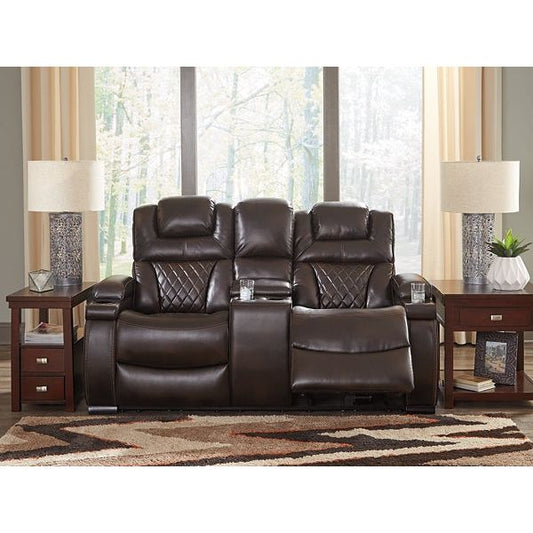 Signature Design by Ashley® Warnerton PWR REC Loveseat/CON/ADJ HDRST.