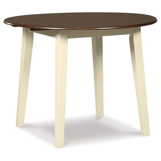 Signature Design by Ashley® Woodanville Round DRM Drop Leaf Table.