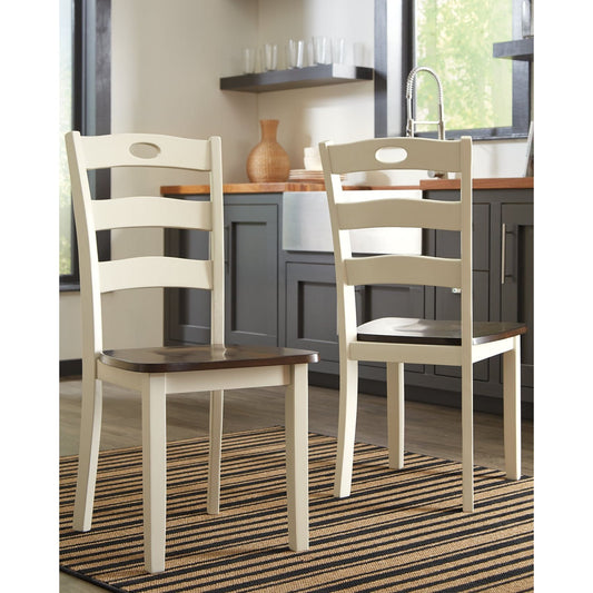 Signature Design by Ashley® Woodanville Dining Room Side Chair (2/CN).