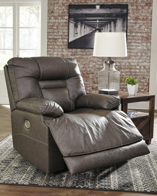 Signature Design by Ashley® Wurstrow PWR Recliner/ADJ Headrest.