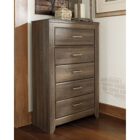 Signature Design by Ashley® Juararo Five Drawer Chest.