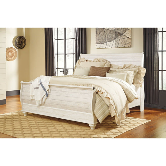 Signature Design by Ashley® Willowton  Sleigh Bed.