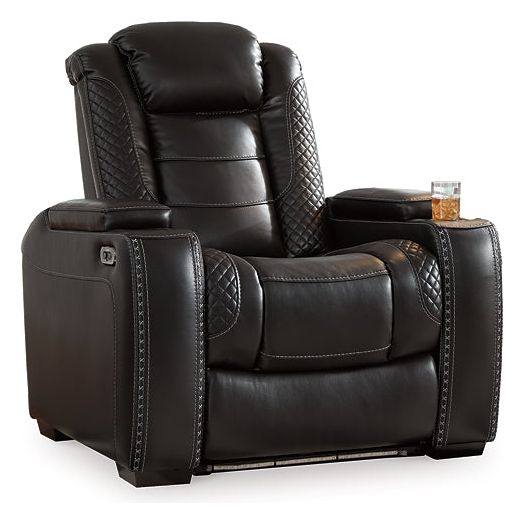 Signature Design by Ashley® Party Time PWR Recliner/ADJ Headrest.