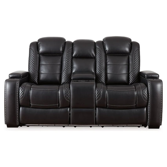 Signature Design by Ashley® Party Time PWR REC Loveseat/CON/ADJ HDRST.