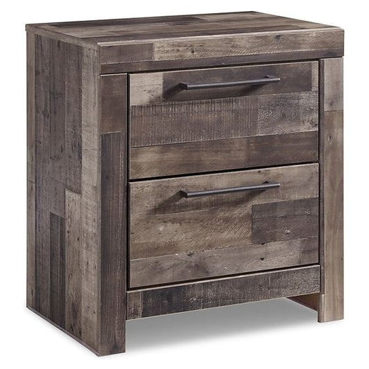 Benchcraft® Derekson Two Drawer Night Stand.