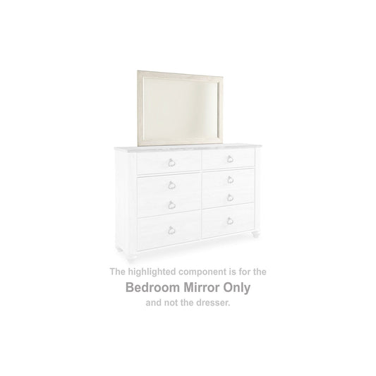 Signature Design by Ashley® Willowton Bedroom Mirror.