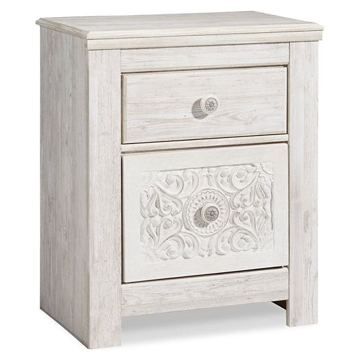 Signature Design by Ashley® Paxberry Two Drawer Night Stand.