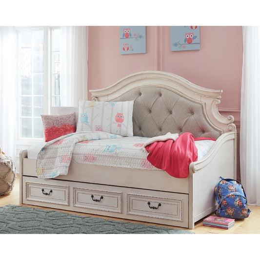 Signature Design by Ashley® Realyn Twin Day Bed with 1 Large Storage Drawer.