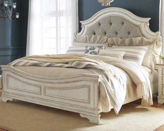 Signature Design by Ashley® Realyn  Upholstered Panel Bed.