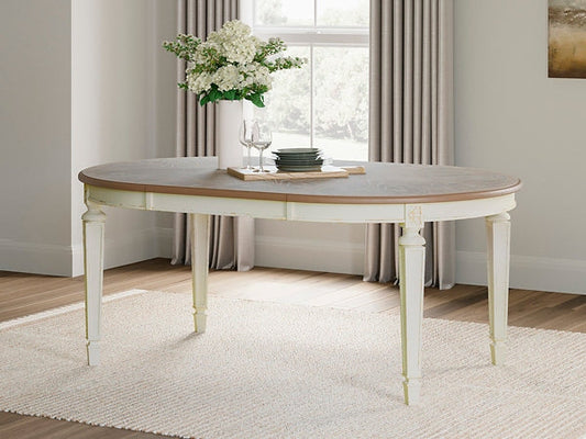 Signature Design by Ashley® Realyn Oval Dining Room EXT Table.