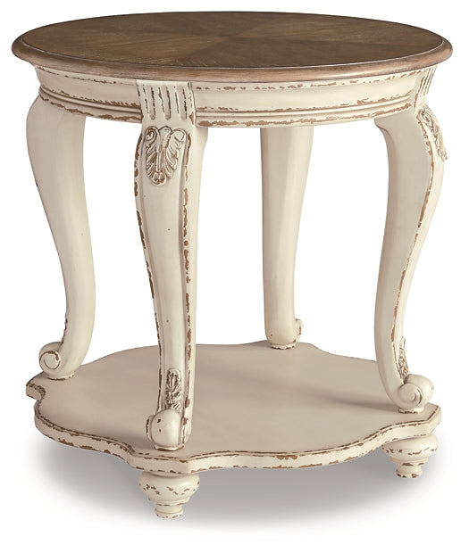 Signature Design by Ashley® Realyn Round End Table.