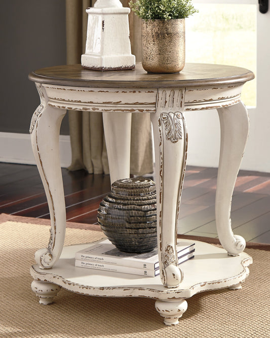 Signature Design by Ashley® Realyn Round End Table.