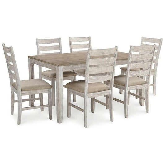 Signature Design by Ashley® Skempton Dining Room Table Set (7/CN).