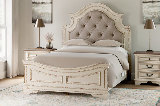 Signature Design by Ashley® Realyn  Upholstered Panel Bed.