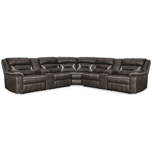 Signature Design by Ashley® Kincord 3-Piece Power Reclining Sectional.