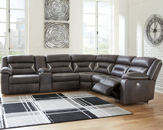 Signature Design by Ashley® Kincord 4-Piece Power Reclining Sectional.