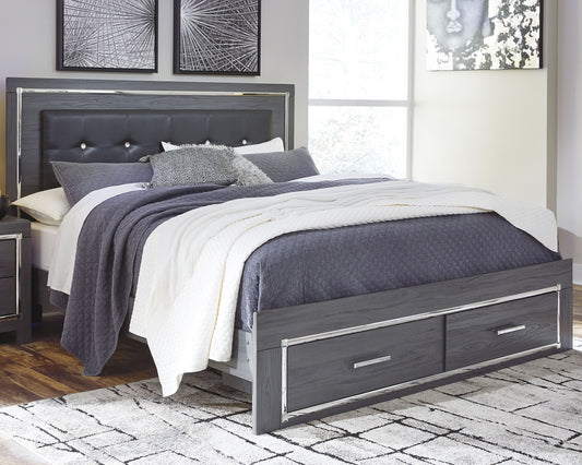 Signature Design by Ashley® Lodanna  Panel Bed With 2 Storage Drawers.