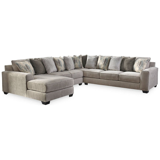 Benchcraft® Ardsley 4-Piece Sectional with Chaise.