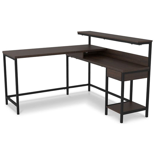 Signature Design by Ashley® Camiburg L-Desk with Storage.