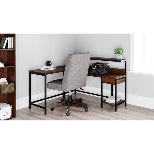 Signature Design by Ashley® Camiburg L-Desk with Storage.