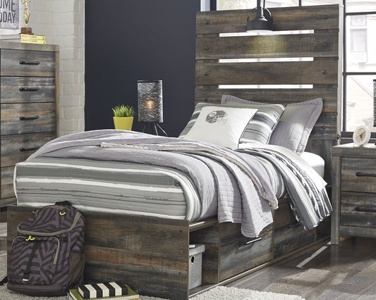 Signature Design by Ashley® Drystan  Panel Bed With 4 Storage Drawers.