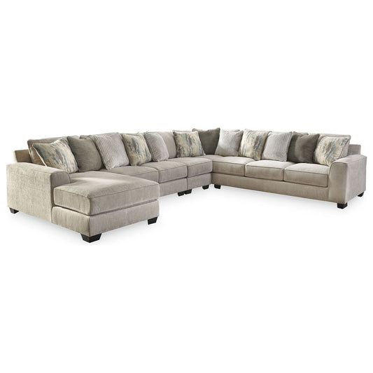 Benchcraft® Ardsley 5-Piece Sectional with Chaise.