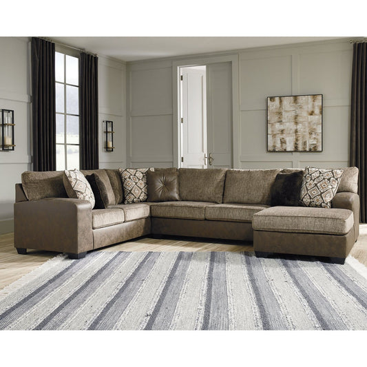 Benchcraft® Abalone 3-Piece Sectional with Chaise.