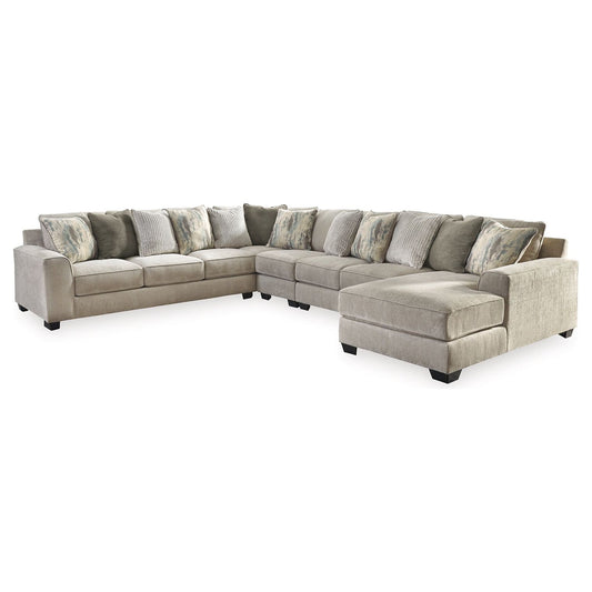 Benchcraft® Ardsley 5-Piece Sectional with Chaise.