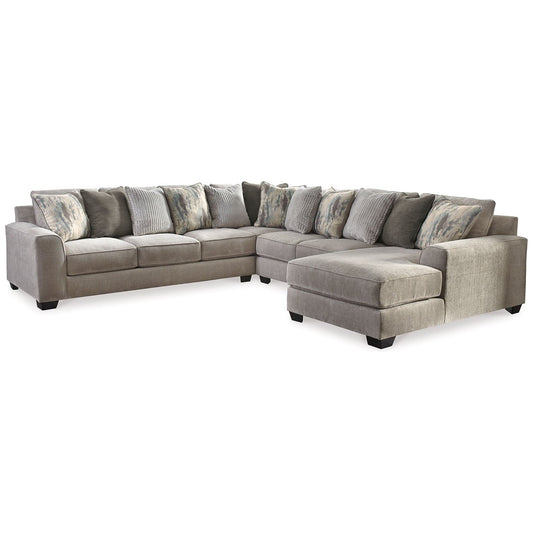 Benchcraft® Ardsley 4-Piece Sectional with Chaise.