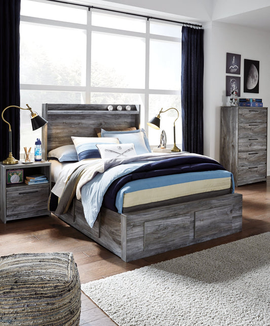 Signature Design by Ashley® Baystorm  Panel Bed With 4 Storage Drawers.