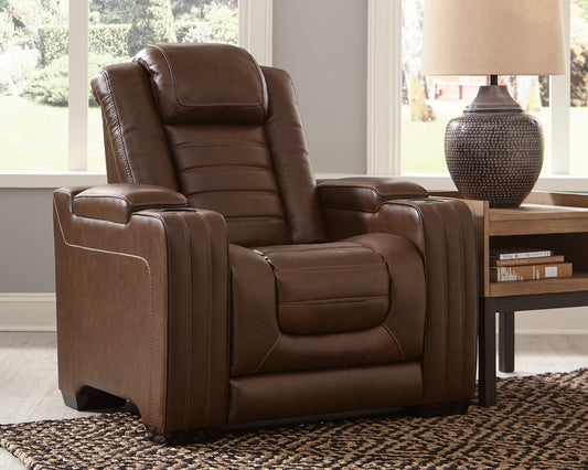 Signature Design by Ashley® Backtrack PWR Recliner/ADJ Headrest.