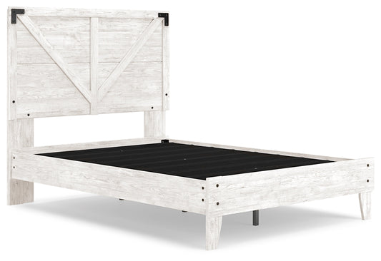 Signature Design by Ashley® Shawburn  Crossbuck Panel Platform Bed.